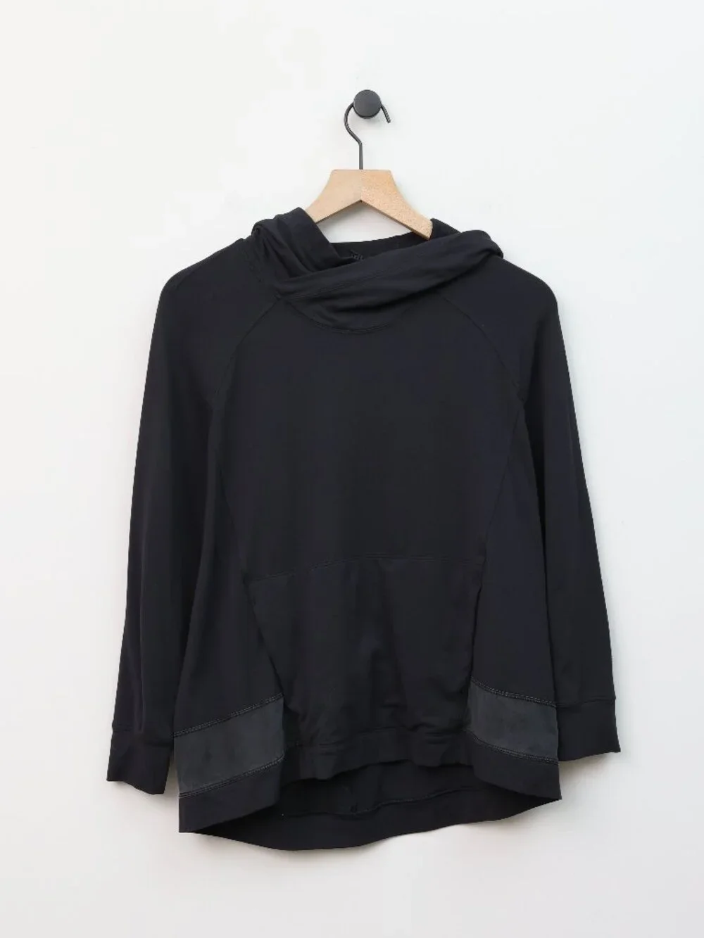 Lululemon Starting Place Hoodie Black Grey W3ABWS Womens Size 2